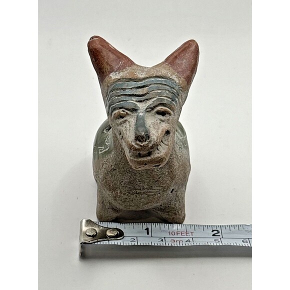Mexican Xoloitzcuintle Xolo Dog Folk Art Pottery Whistle Mayan Aztec Used - Picture 11 of 13